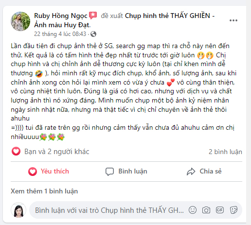 Chụp Ảnh Thẻ lấy ngay đẹp nhất TPHCM