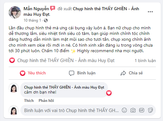 Chụp Ảnh Thẻ lấy ngay đẹp nhất TPHCM